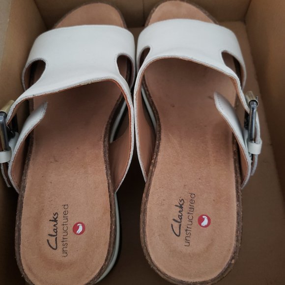 Clarks Lizby Ease Slide Sandals, fits like 8 - 8.5 - Picture 2 of 4